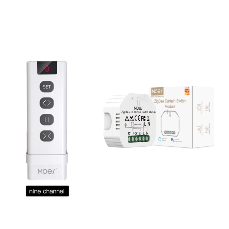 Curtain Motor - MOES ZigBee Smart RF433 Curtain Switch
