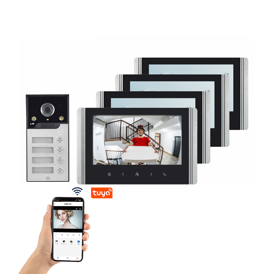 Smart Home Video Doorbell App - Multi-Family Video Door Phone Tuya Smart