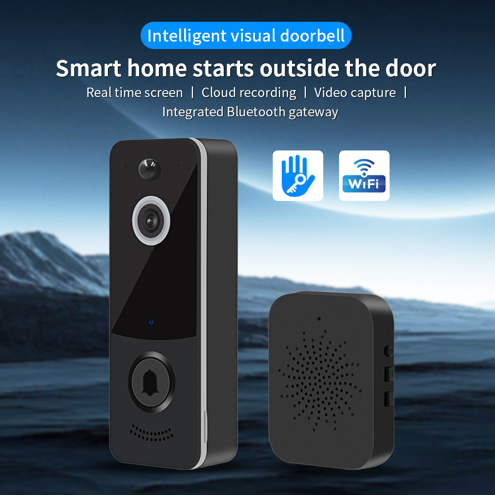 Smart Home Video Doorbell App - 1080P WIFI Video Doorbell TTLOCK App