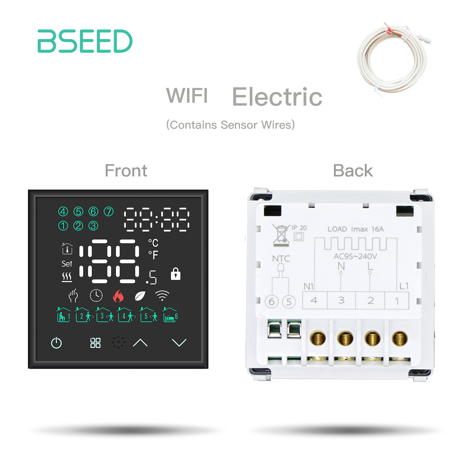 Alexa Compatible Bulb - BSEED LED Touch Screen Electric Floor