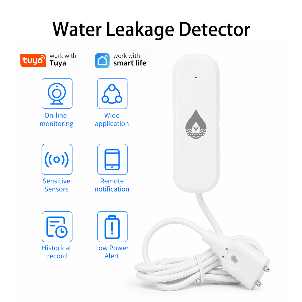 Smart Home Network - YFK WiFi/Zigbee Water Leakage Alarm Sensor