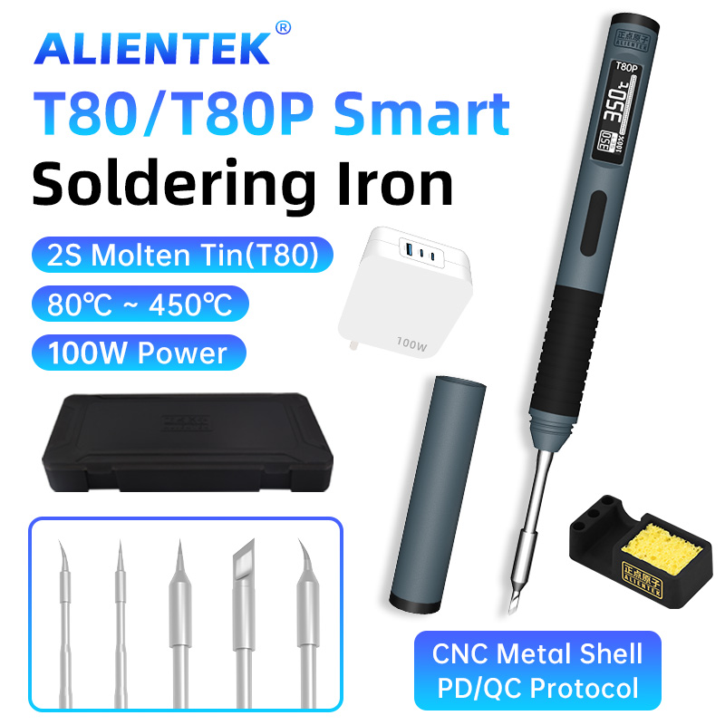 Smart Home Interior - ALIENTEK T80 Smart Soldering Iron PD