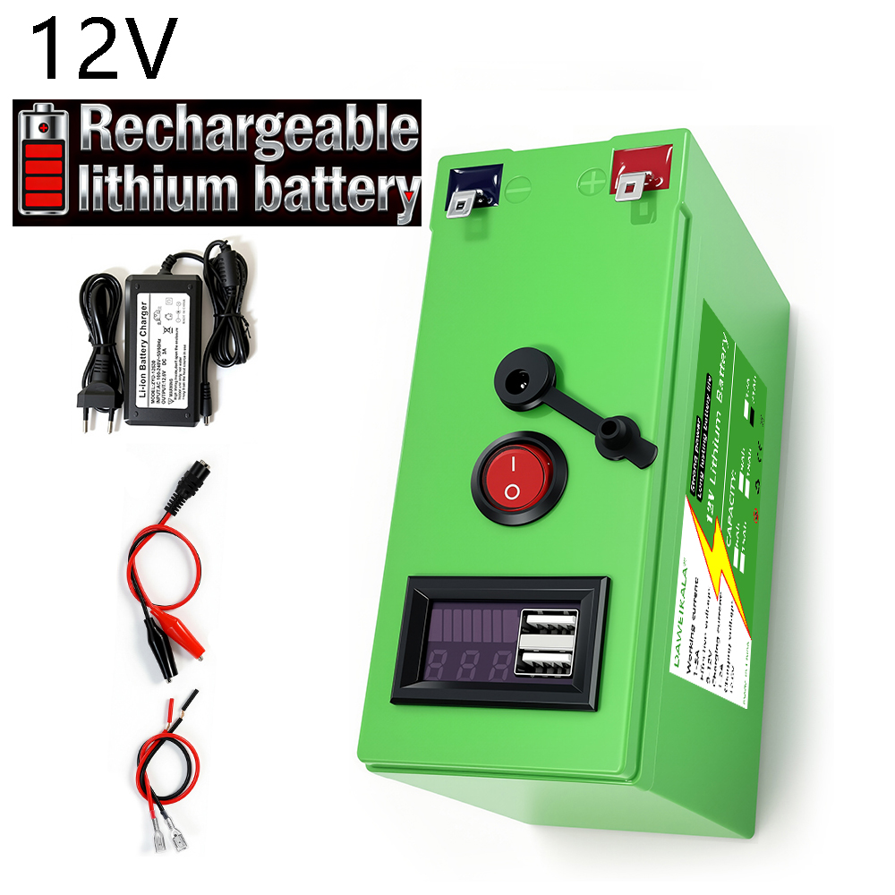 Smart Home Interior - 12V Battery 9Ah-21Ah 18650 Lithium Rechargeable