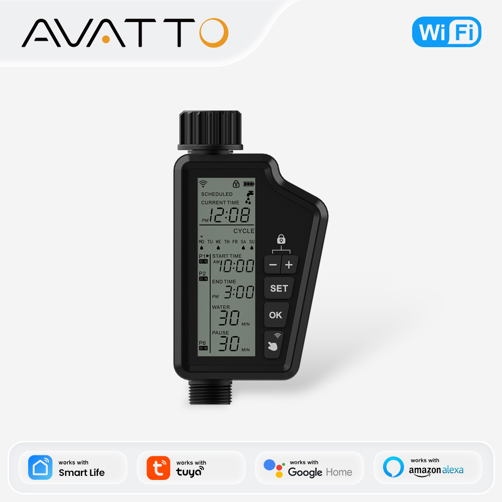 Smart Home Interior - AVATTO Tuya WIFI Smart Garden Watering