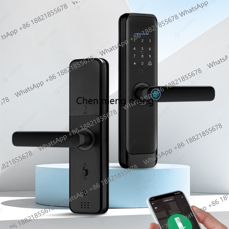 Smart Home Interior - Wooden door Interior door Fingerprint lock