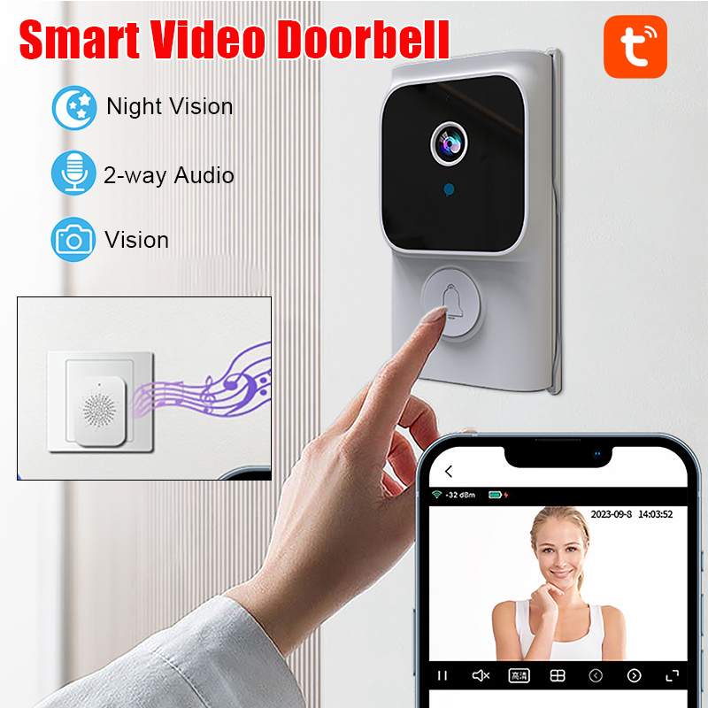 Smart Home Video Doorbell App - Tuya Wireless Smart Video Doorbell APP