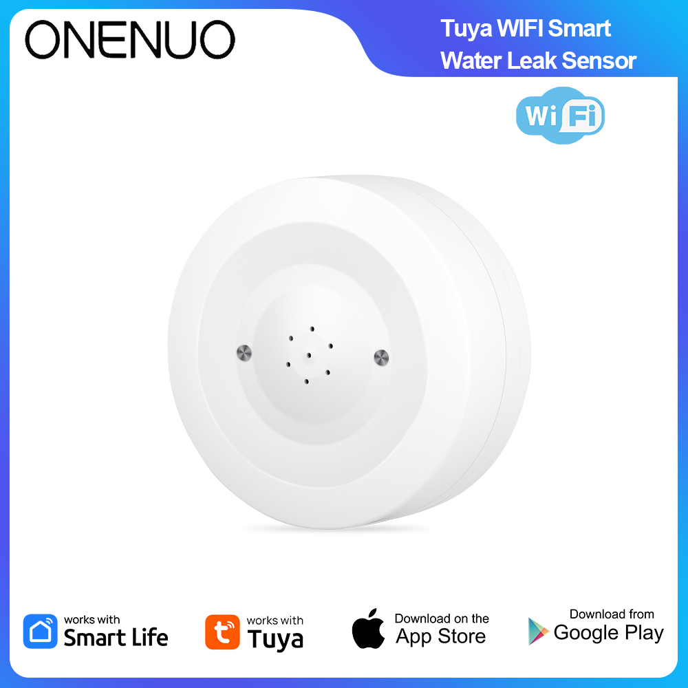 Smart Home Network - ONENUO WiFi Tuya Water Leak Sensor
