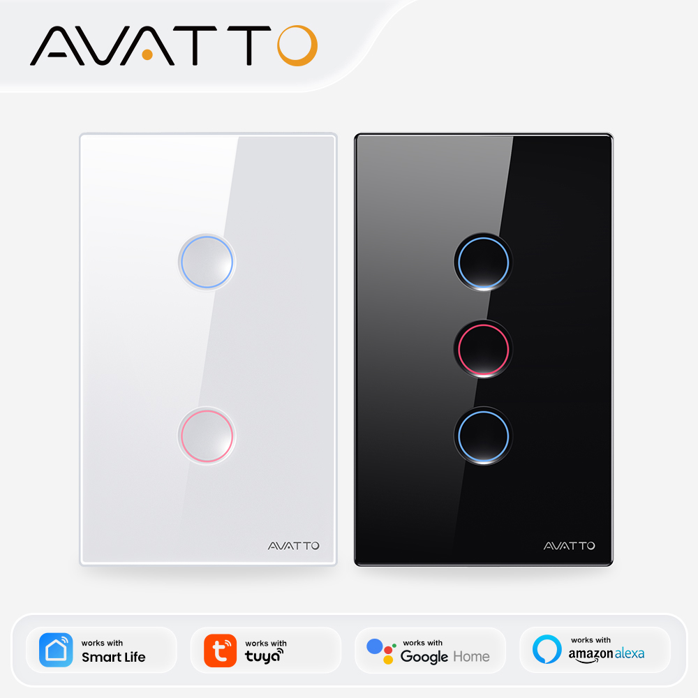 Smart Home Z Wave - AVATTO 1/2/3/4 Gang ZigBee Smart Light