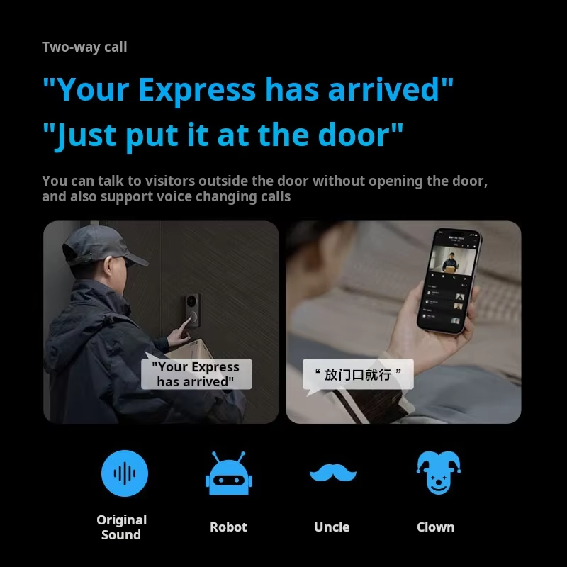 Smart Home Video Doorbell App - Aqara Smart Video Doorbell G4 1080P