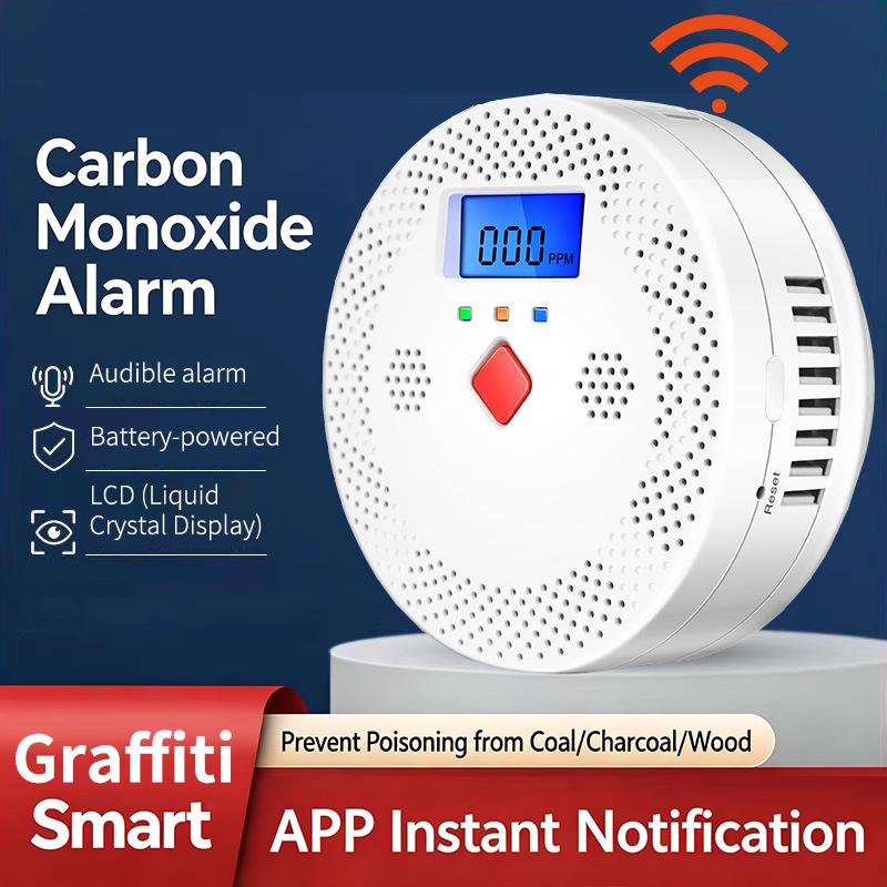 Smart Home Display - WiFi Smart Carbon Monoxide Detector Alarm