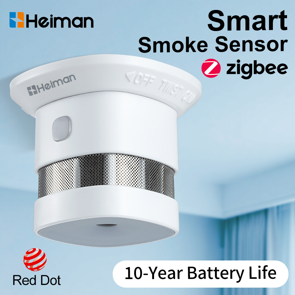 Smart Smoke Detector - HEIMAN Zigbee Smoke Detector – Fire