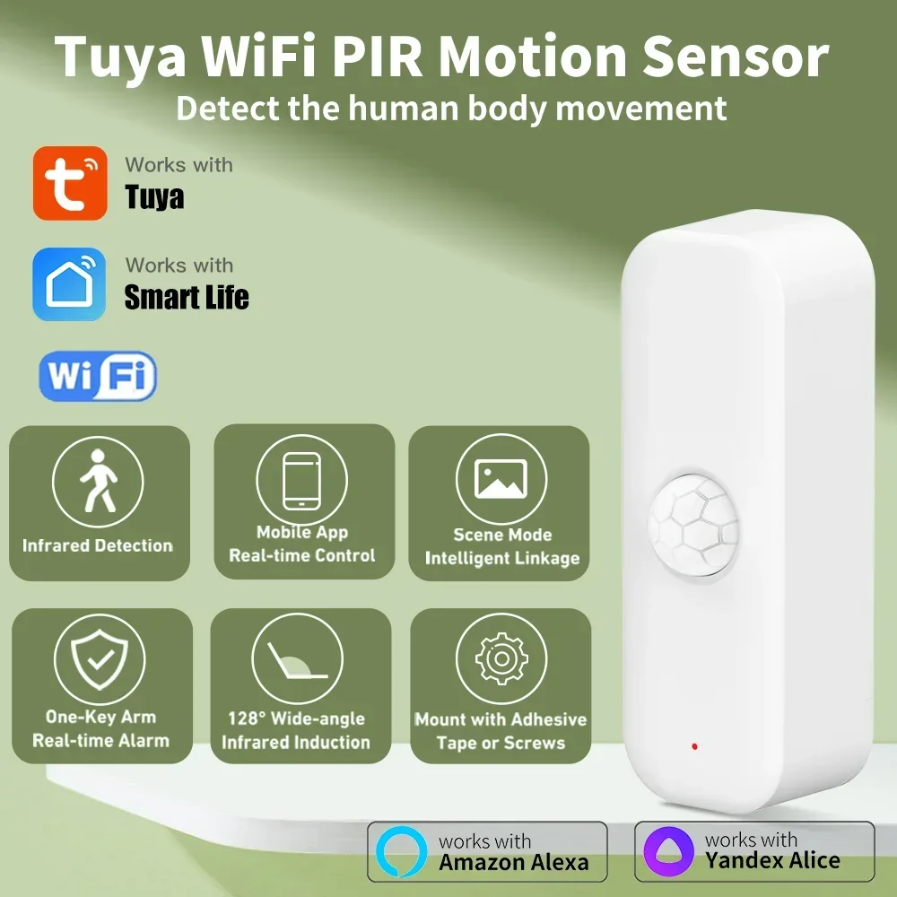 Smart Home Wiser - Tuya WiFI Motion Sensor PIR Smart