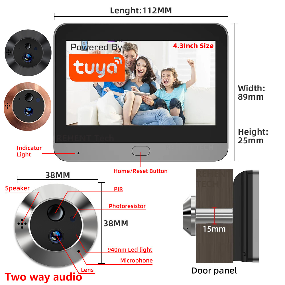 Smart Home Wiser - Mini Two Way Audio 3MP Tuya