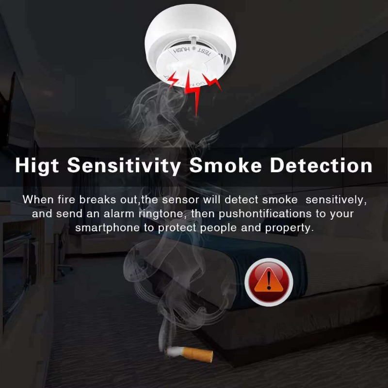 WiFi Smart Smoke Detector Real - Smart Smoke Detector recension och pris