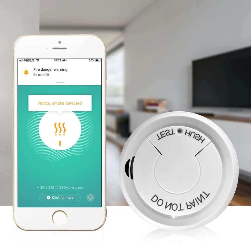 WiFi Smart Smoke Detector Real - Smart Smoke Detector recension och pris