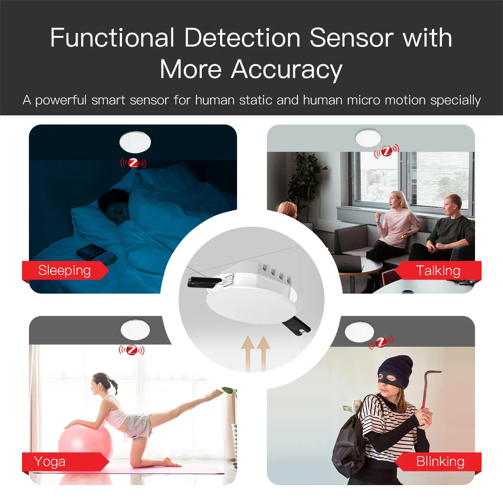 Tuya Smart ZigBee / WiFi Human - Smart Home Wiser recension och pris