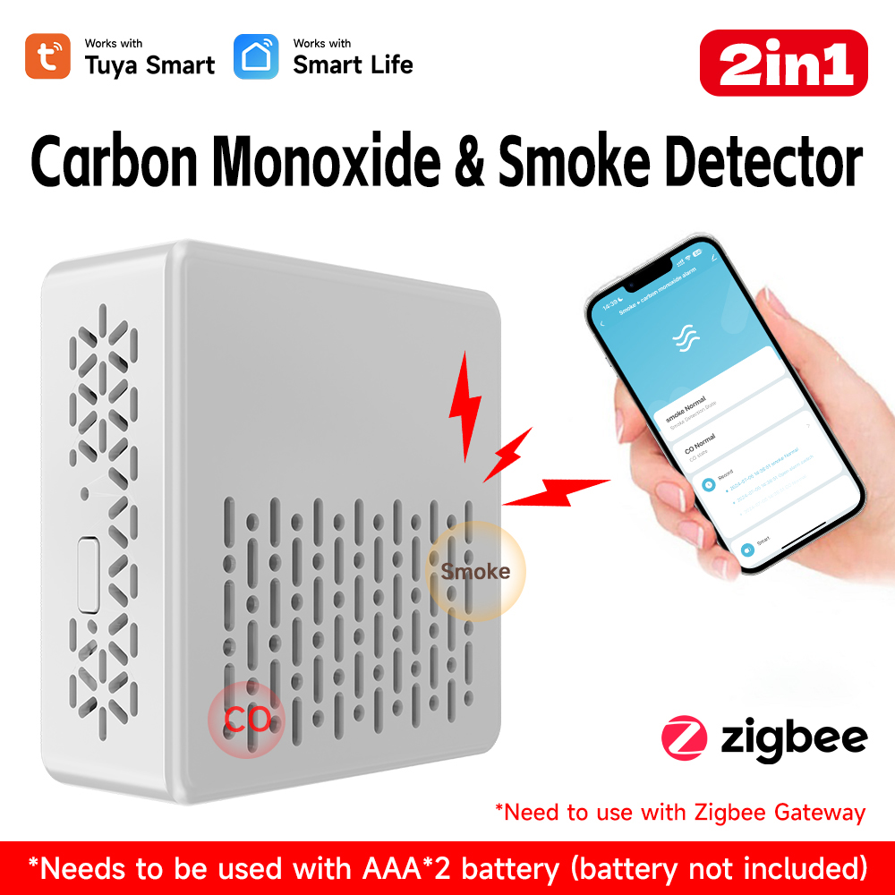 Tuya WIFI Carbon Monoxide Smok - Smart Smoke Detector recension och pris