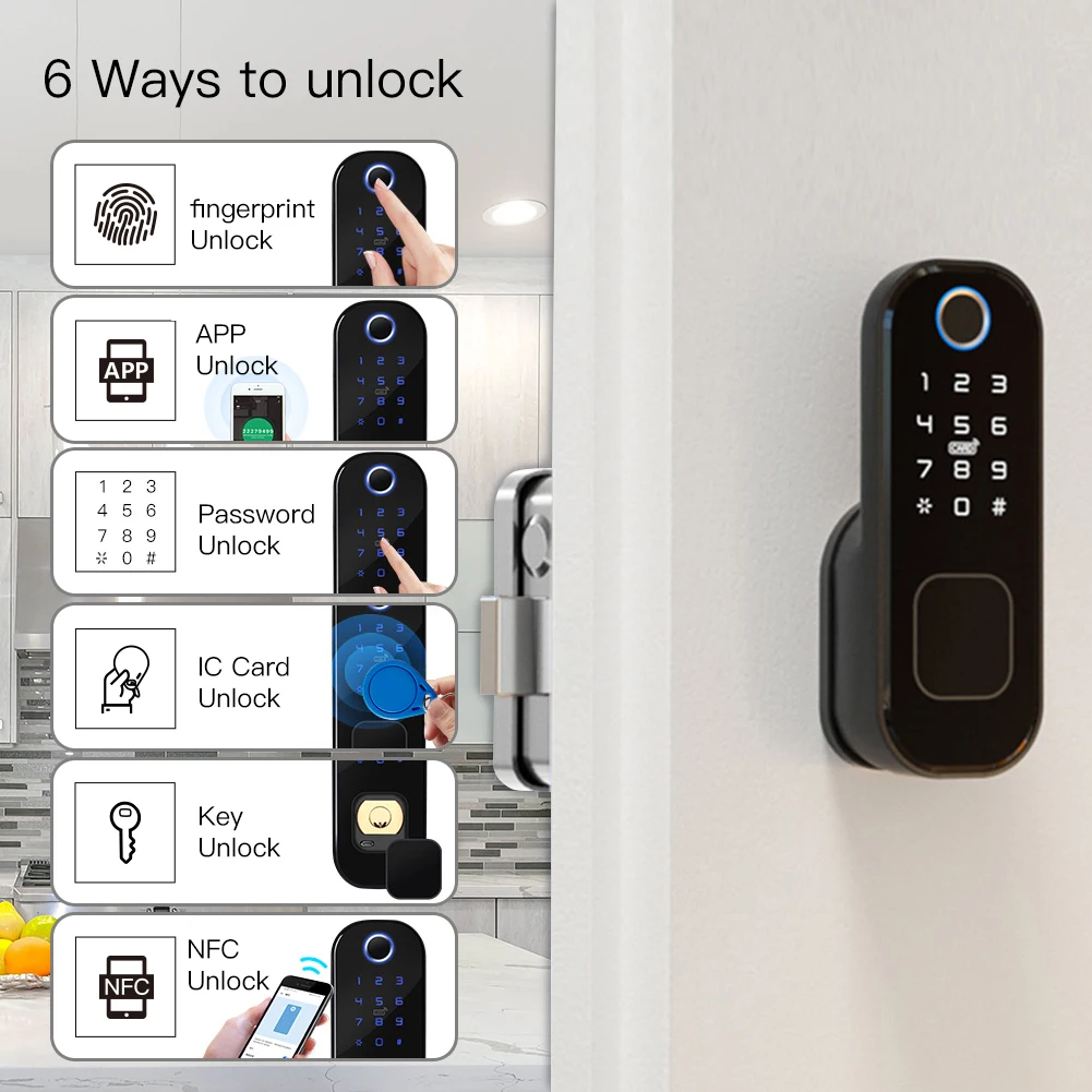 MOES WiFi Tuya Smart Lock Door - Smart Home Network recension och pris