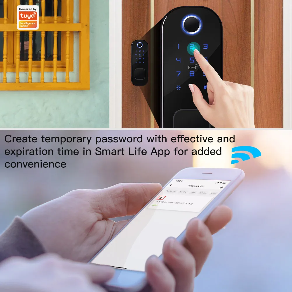 MOES WiFi Tuya Smart Lock Door - Smart Home Network recension och pris