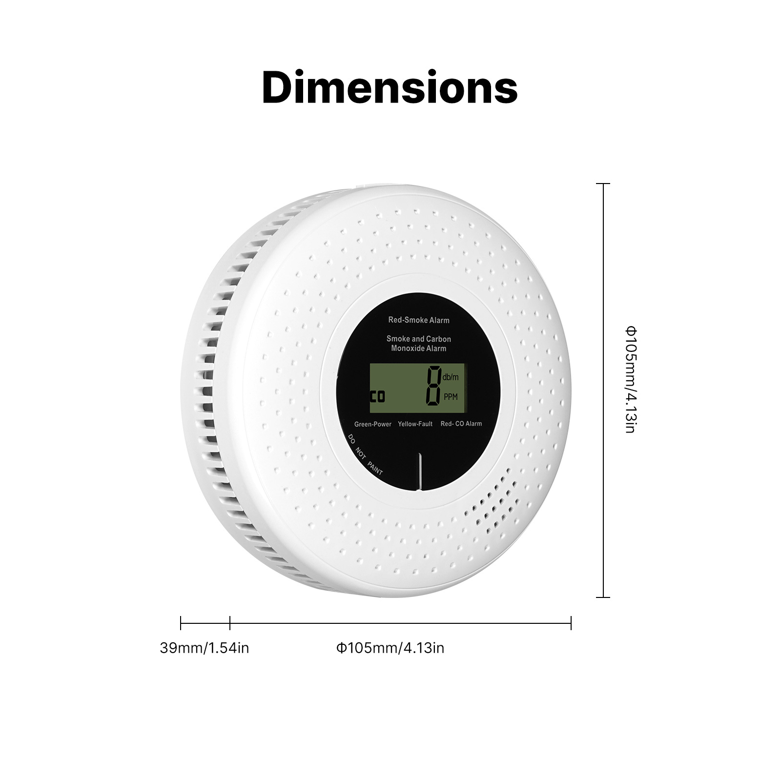 Zigbee Smart Smoke & Carbon Mo - Smart Smoke Detector recension och pris