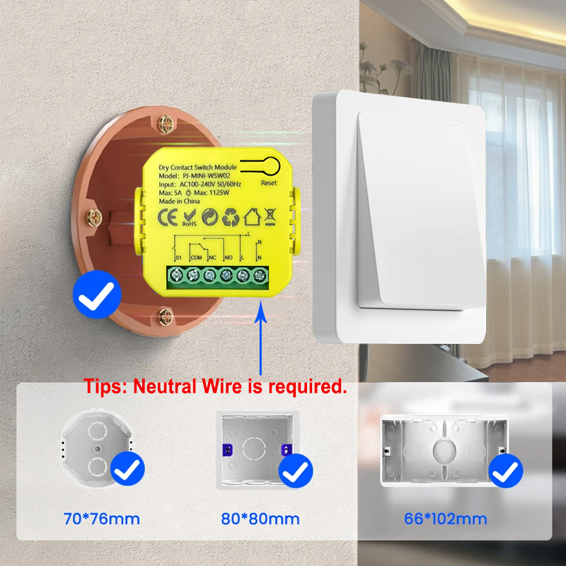 Smart ZigBee Dry Contact Switc - Smart Home Z Wave recension och pris