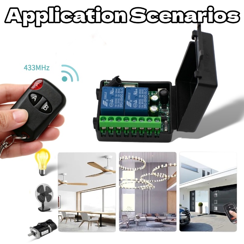 AC 110V 220V RF 433 Remote Con - Curtain Motor recension och pris