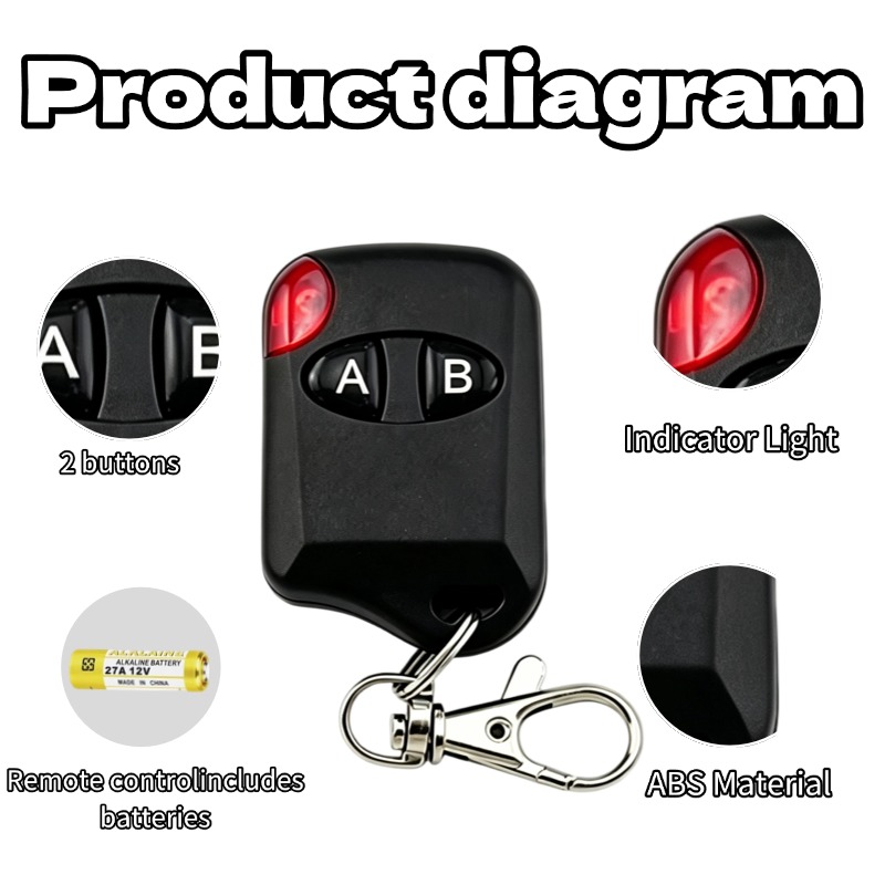 AC 110V 220V RF 433 Remote Con - Curtain Motor recension och pris