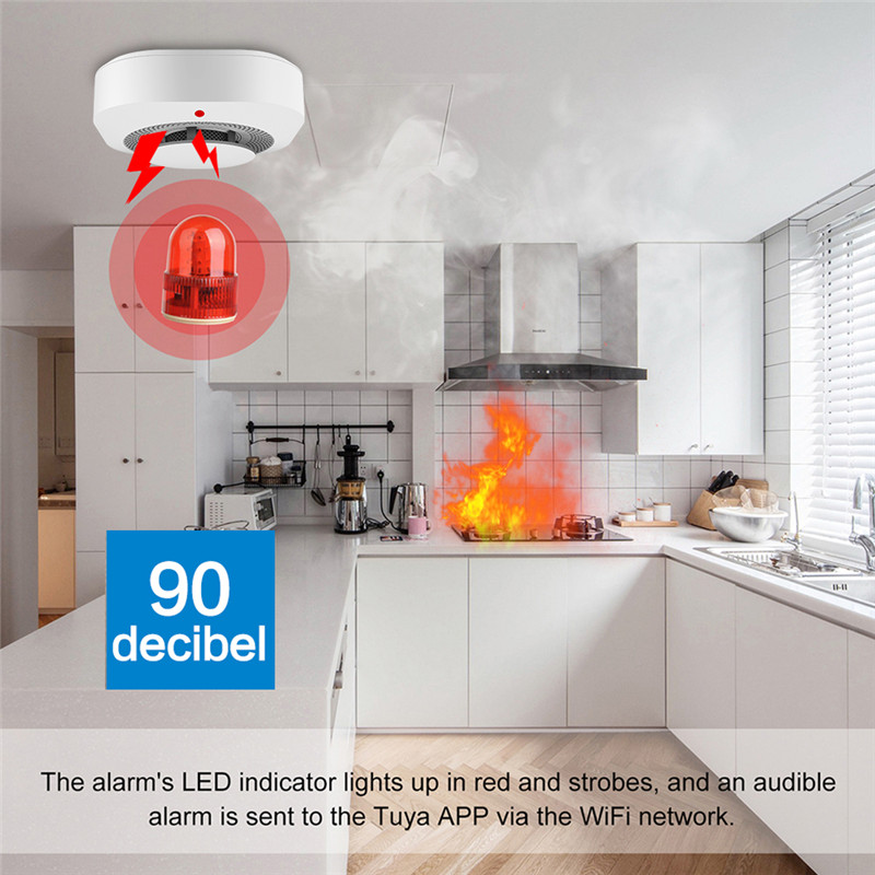 Tuya WiFi Smoke Detector Senso - Smart Smoke Detector recension och pris