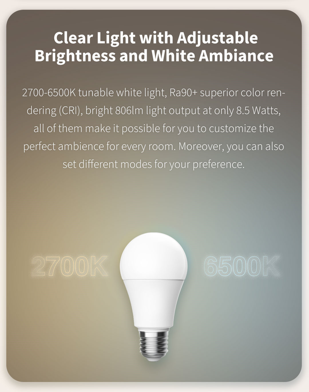 Aqara Smart LED Bulb T1 Zigbee - Smart Home Xiaomi 2 recension och pris