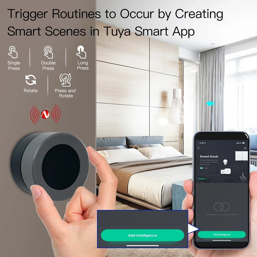 MOES Tuya ZigBee Smart Knob Sw - Smart Home Z Wave recension och pris