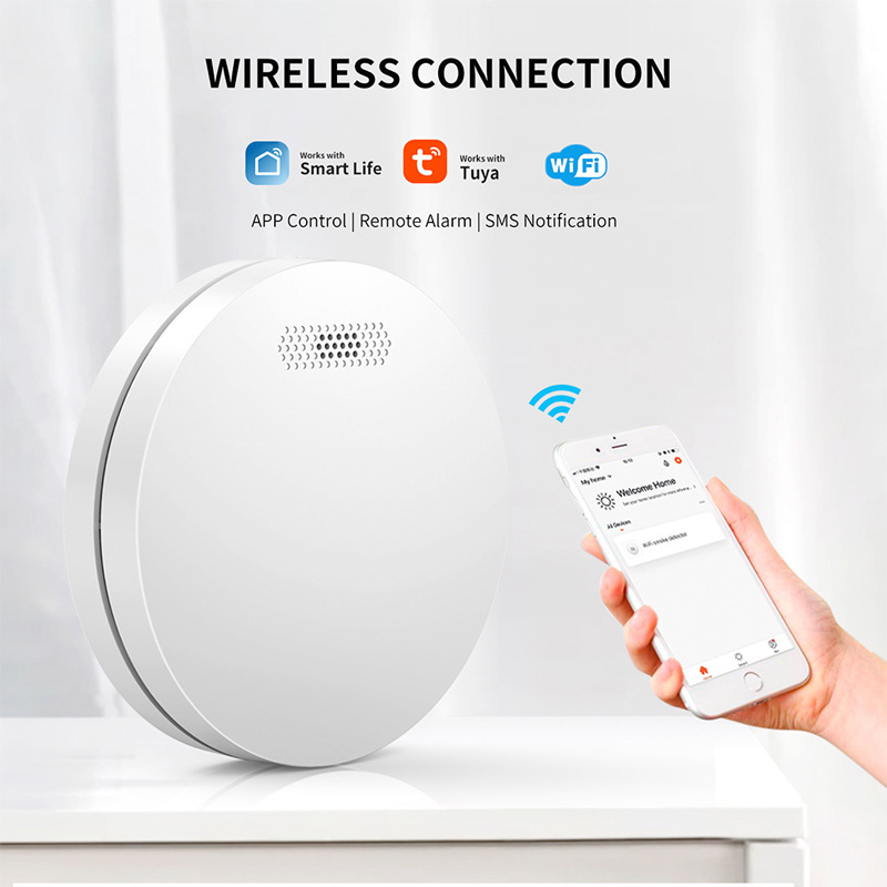 Tuya WiFi Detection Audible an - Smart Smoke Detector recension och pris