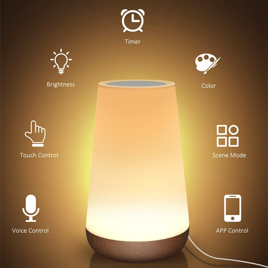 Tuya WiFi Smart Table Lamp Dim - Alexa Compatible Bulb recension och pris