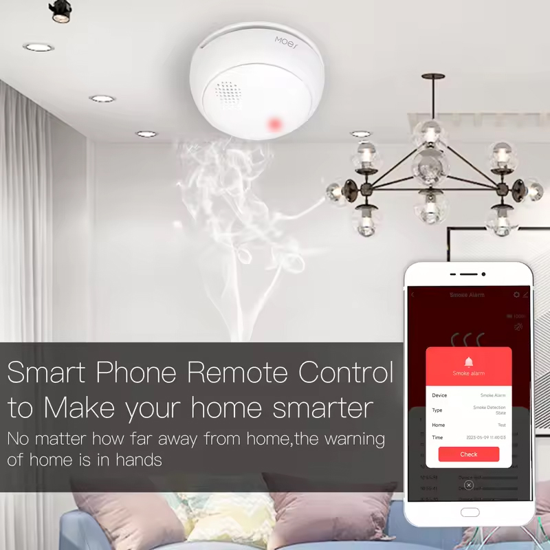 MOES ZigBee Smart Wireless Smo - Smart Smoke Detector recension och pris