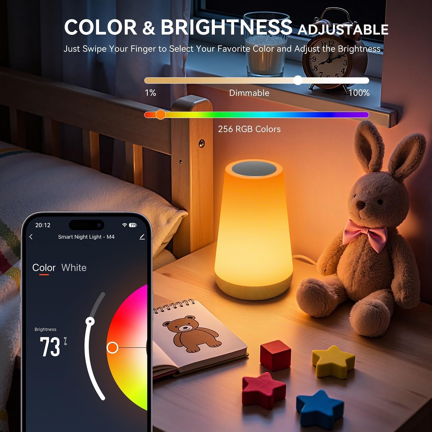 USB Rechargeable Tuya WiFi Sma - Alexa Compatible Bulb recension och pris