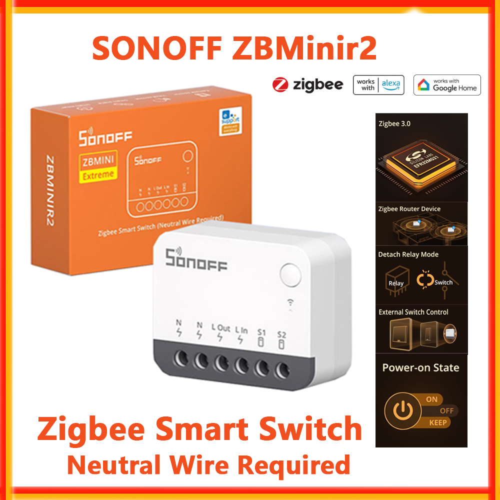 SONOFF ZBMinir2 Zigbee Smart S - Smart Home Z Wave recension och pris