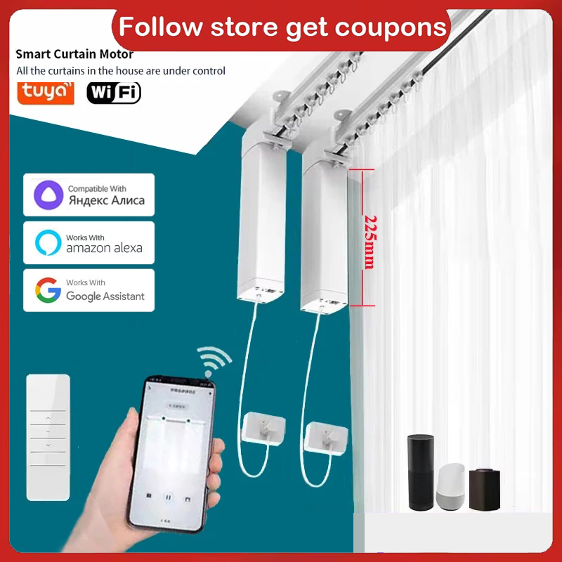 Smart Home Tuya WiFi Curtain M - Smart Home Mod recension och pris