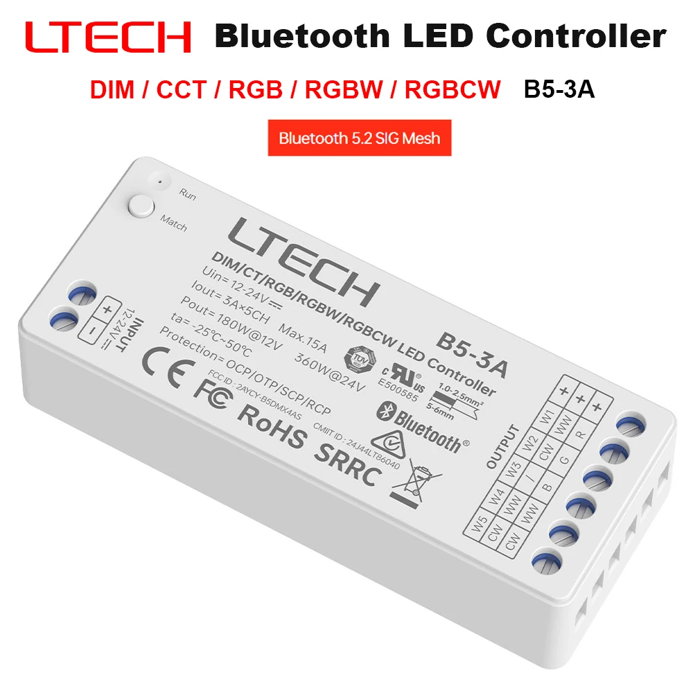 LTECH B5-3A LED Controller Con - Alexa Compatible Bulb recension och pris