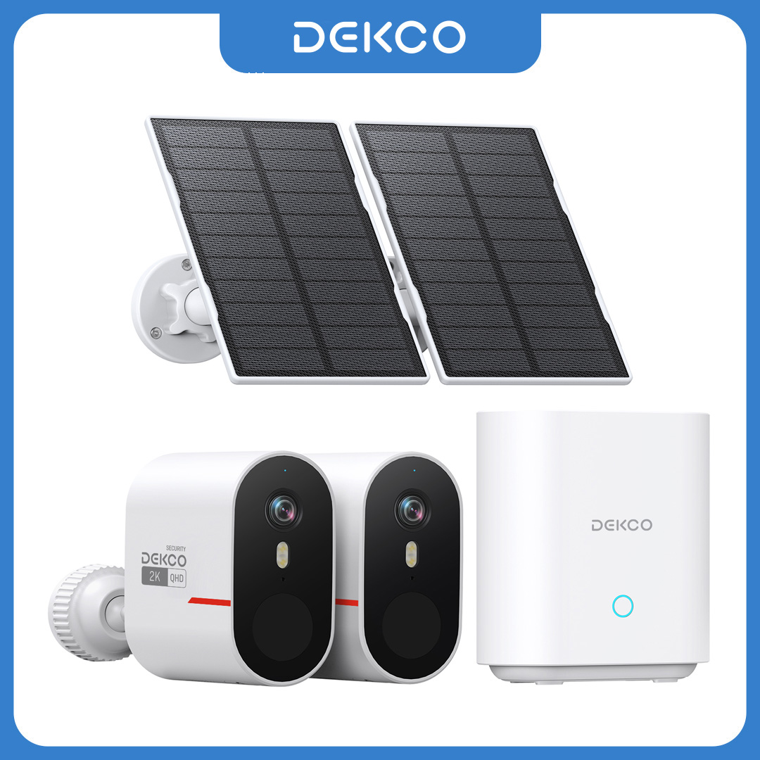 Dekco 3MP WiFi Solar Camera Sy - Smart Home Network recension och pris
