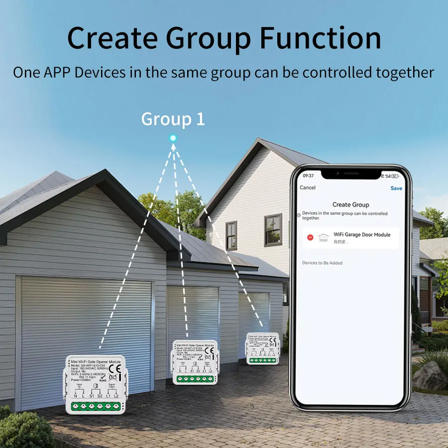 Tuya ZigBee WiFi Garage Door O - Smart Home Z Wave recension och pris