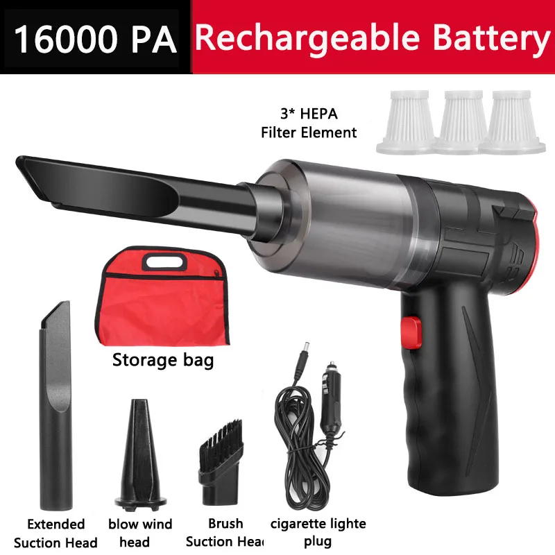16000PA Powerful Suction Car H - Smart Home Interior recension och pris