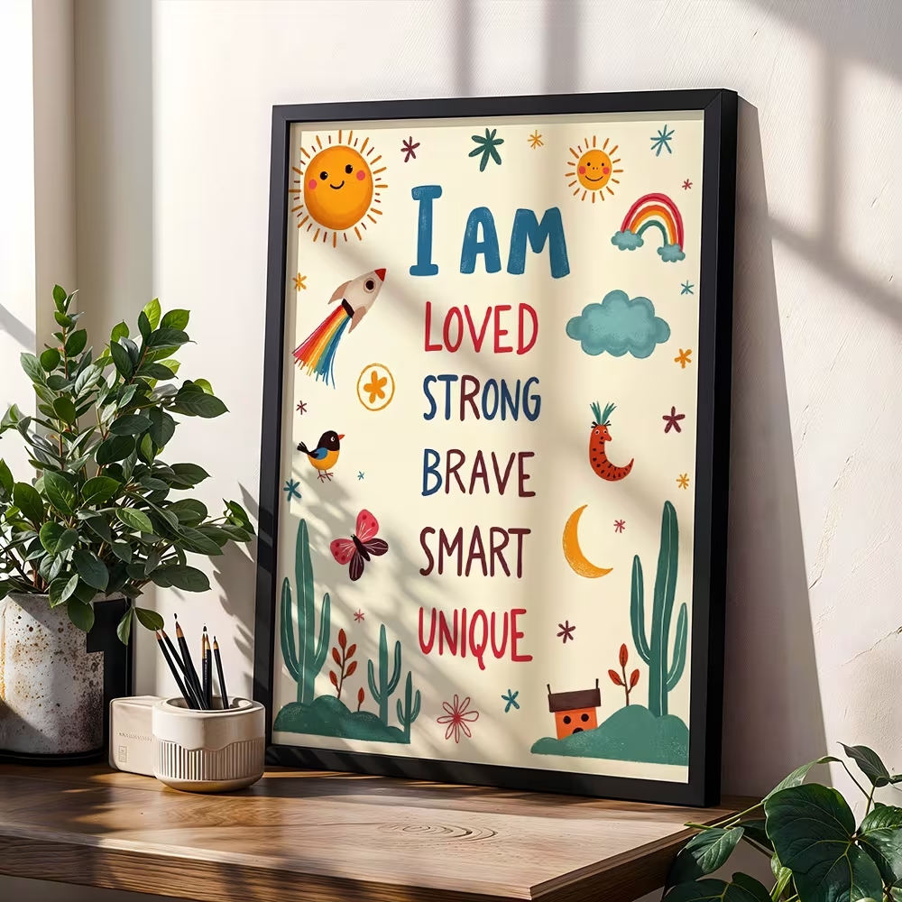 Colorful I Am Loved Strong Bra - Smart Home Poster recension och pris