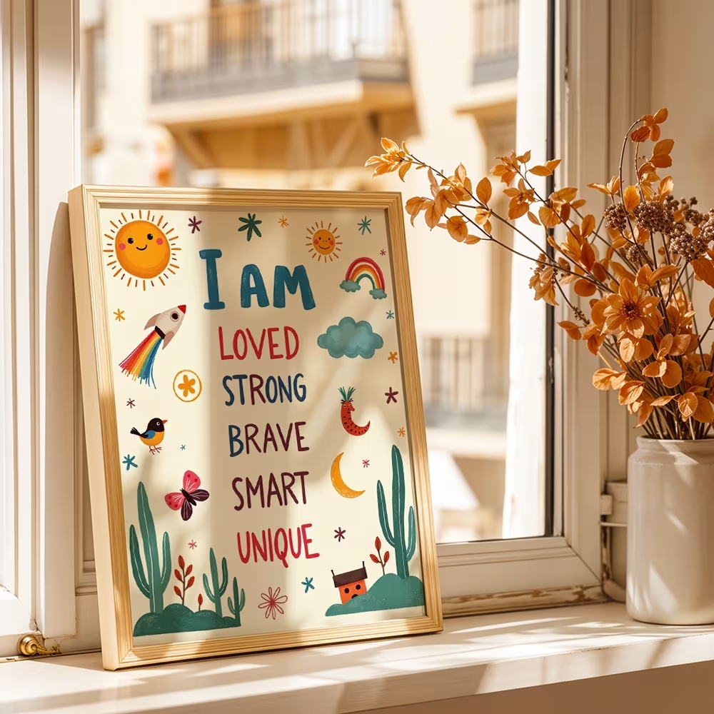 Colorful I Am Loved Strong Bra - Smart Home Poster recension och pris