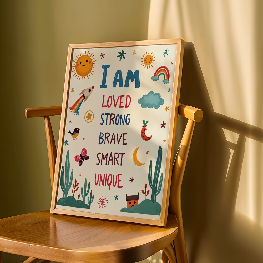 Colorful I Am Loved Strong Bra - Smart Home Poster recension och pris
