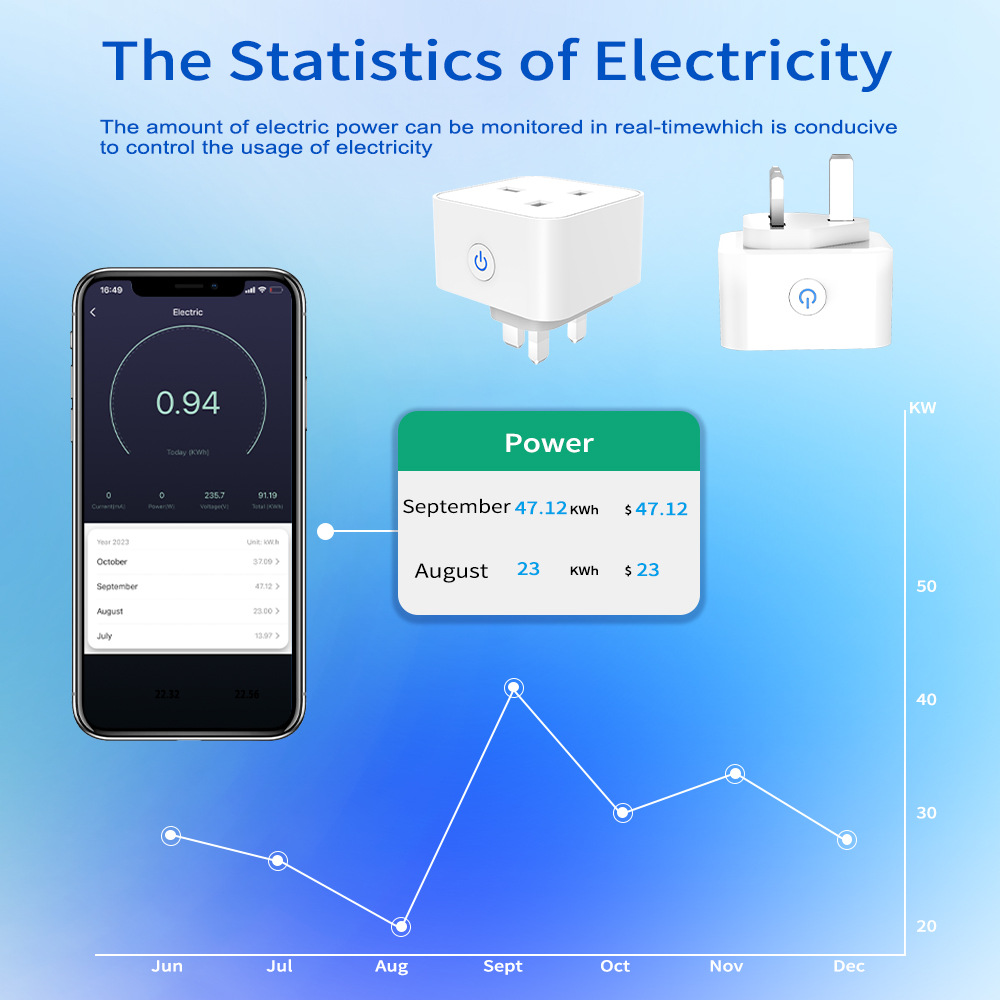 Tuya Smart Socket 16A/20A WiFi - Smart Home Wiser recension och pris