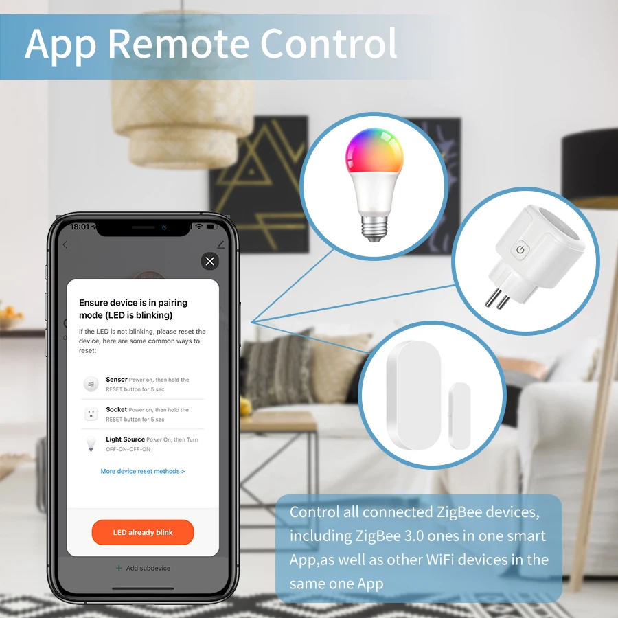 ZigBee Hub Tuya Multi Mode Gat - Smart Home Network recension och pris