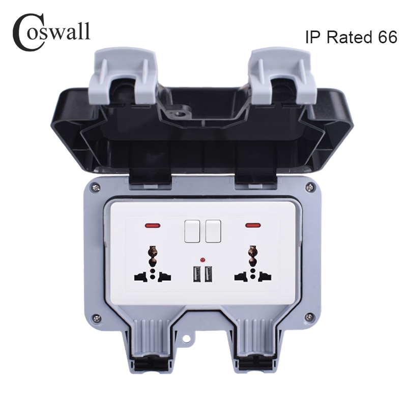 Coswall IP66 Weatherproof Wate - Smart Wall Socket recension och pris