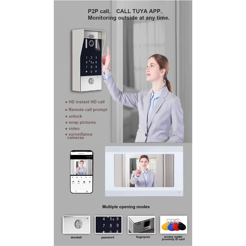 TYSH 2-wire IP Smart WiFi Vide - Smart Home Video Doorbell App recension och pris