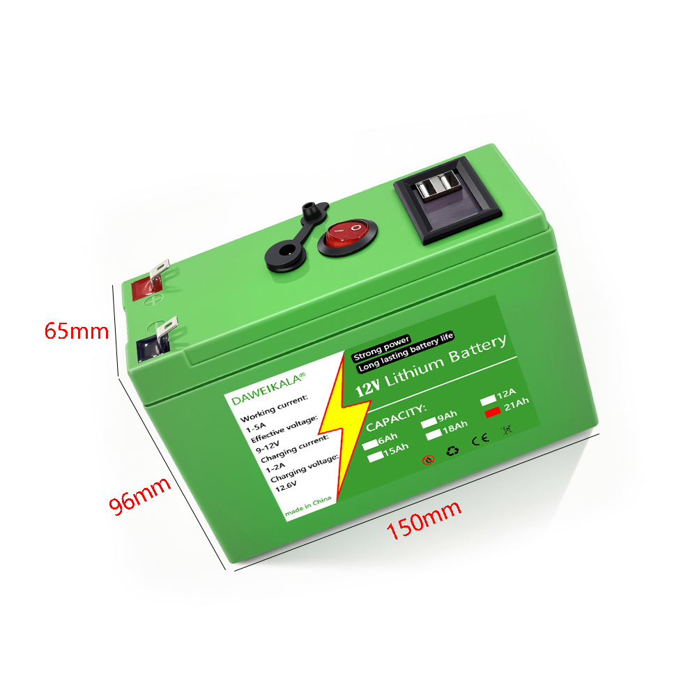 12V Battery 9Ah-21Ah 18650 Lit - Smart Home Interior recension och pris