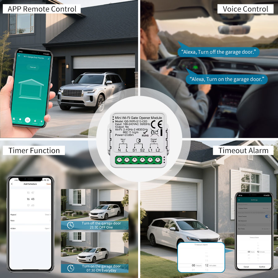 Tuya Smart WiFi or Zigbee Gara - Smart Home Z Wave recension och pris