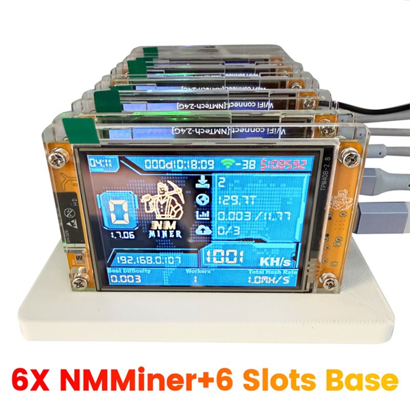 Hot-Nmminer Nerdminer+ 6 Slots - Smart Home Display recension och pris